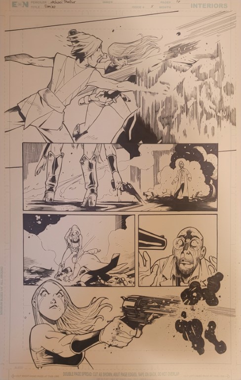 Domino 5 pg. 16 by A: Michael Shelfer Layouts: David Baldeon